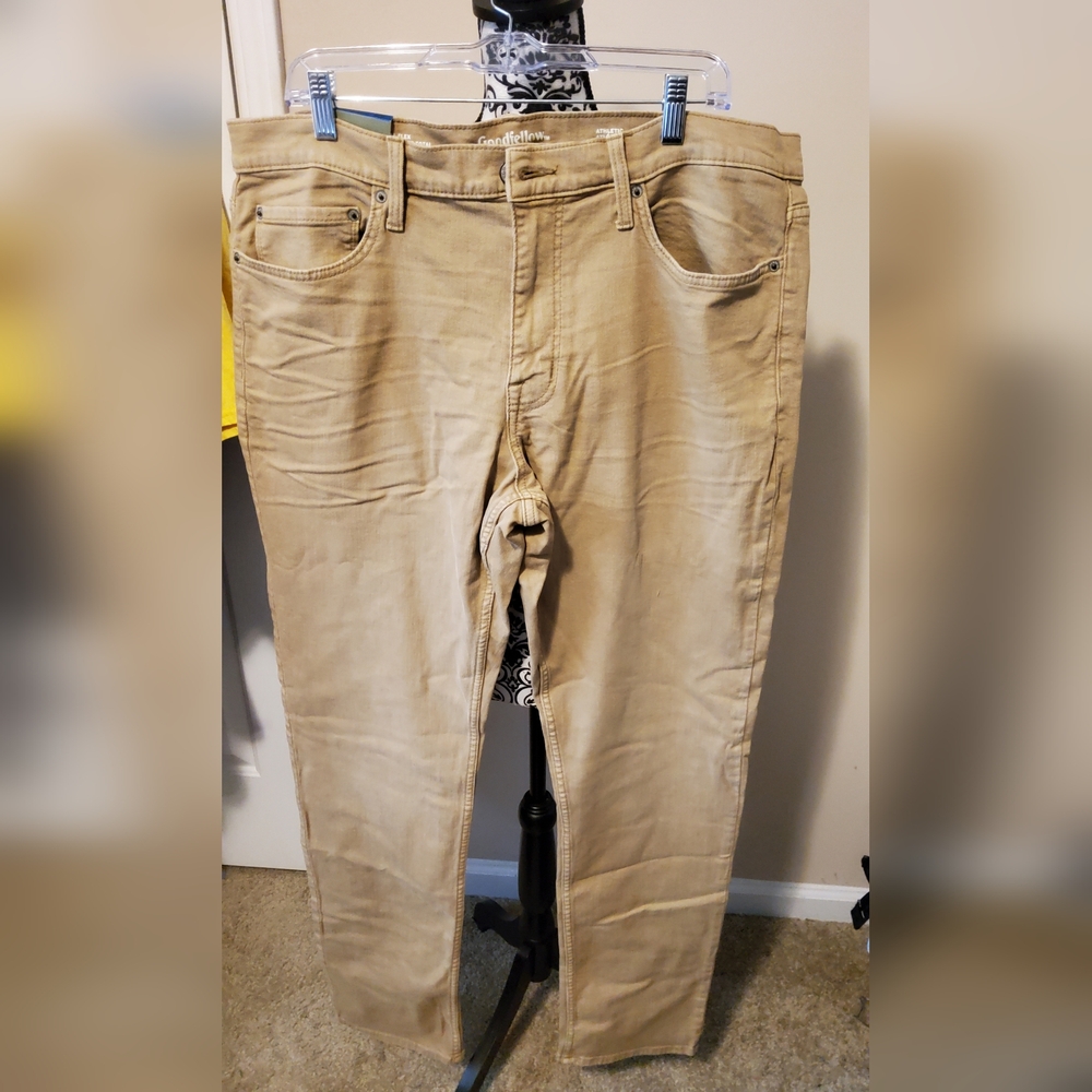 Goodfellow  Big and Tall Goodfellow Tech Total Flex Athletic 38 x 36 Trouser